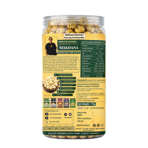 Makhana - Curry Leaves