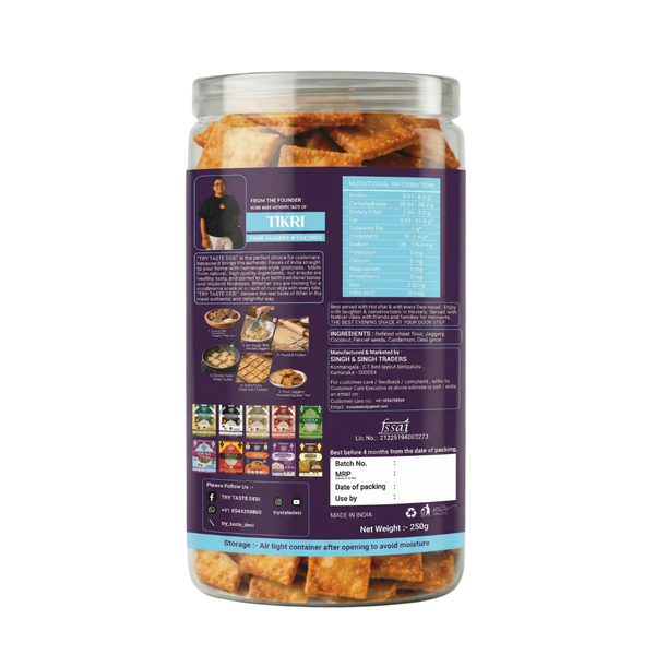 Tikri - Jaggery & Coconut